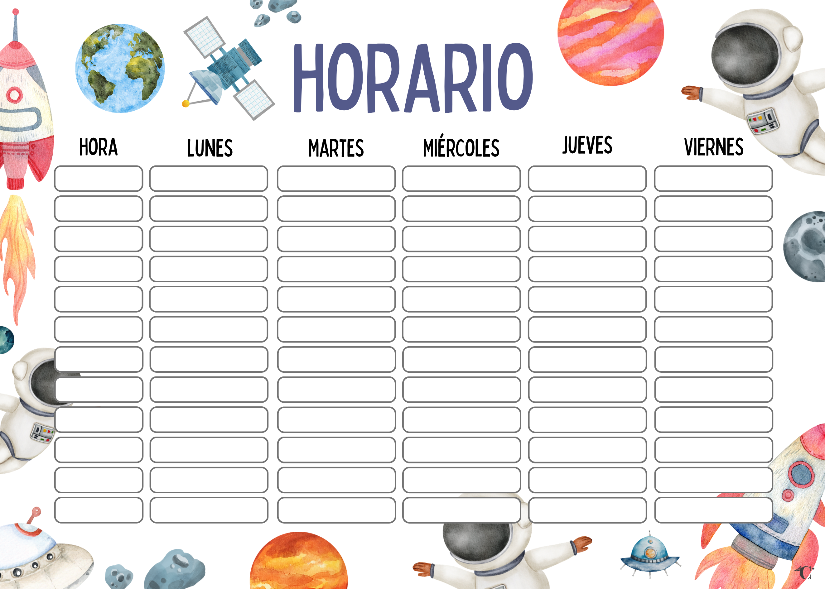 Horario Espacio
