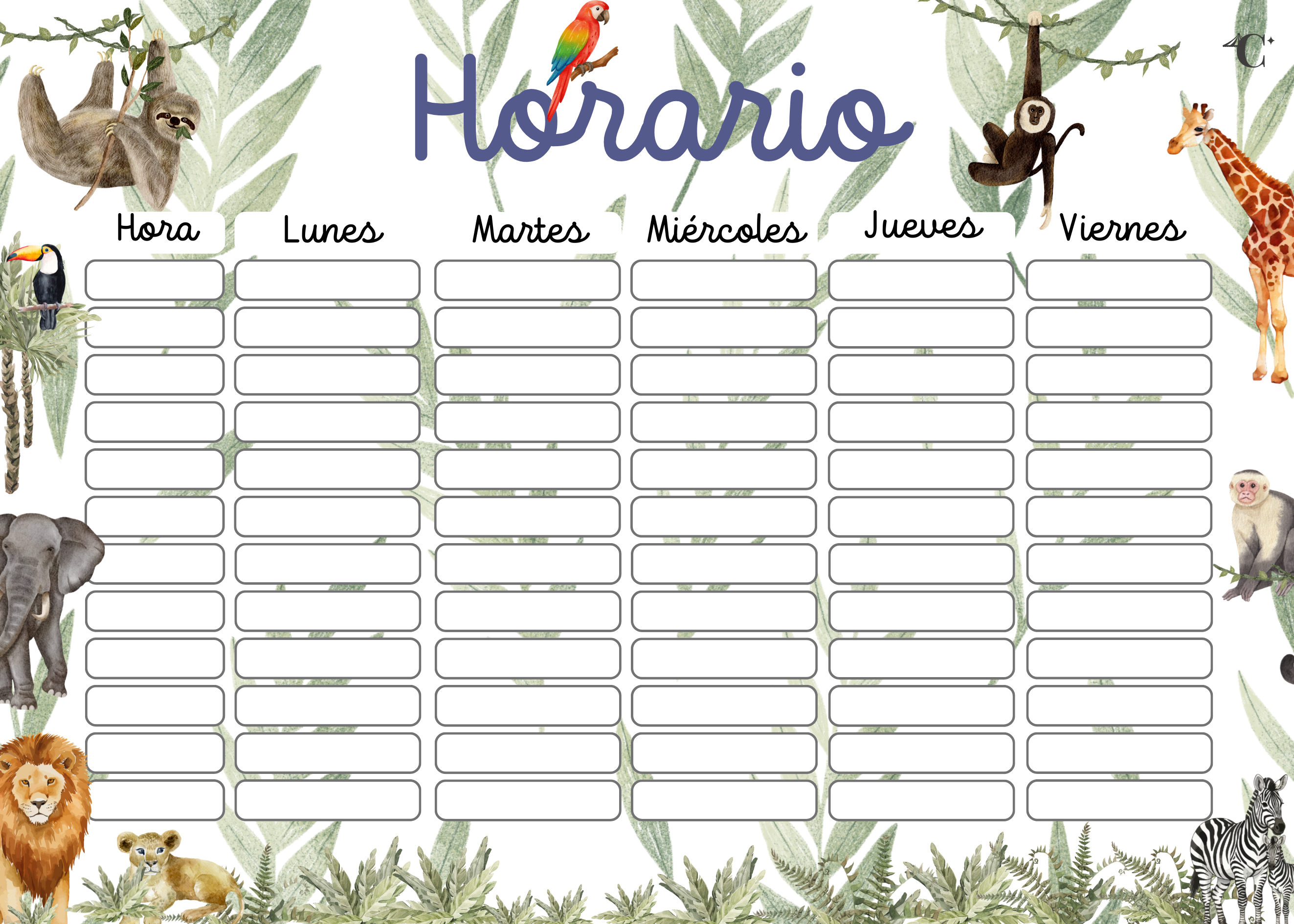 Horario Sabana